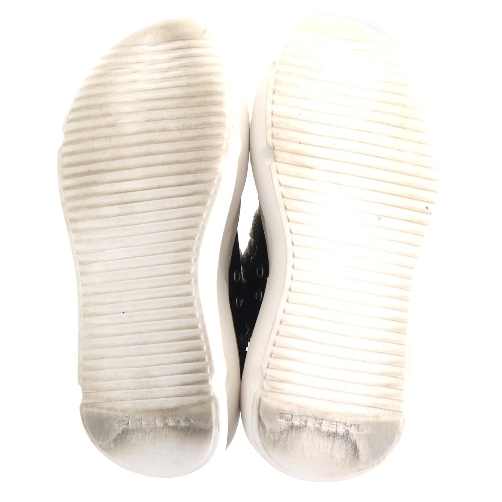DRKSHDW(ダークシャドウ) Abstract Jumbo Laces アブストラクト ジャンボレース ハイカット スニーカー ブラック/ホワイト 76087 レディース