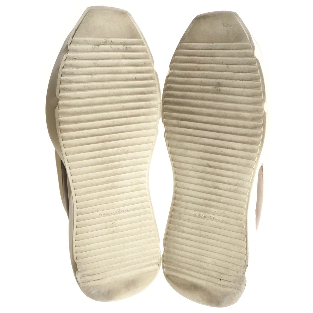 Rick Owens(リックオウエンス) 23SS GETH RUNNER LPO ゲスランナー ローカット スニーカー ホワイト/ブラウン RU01C4814