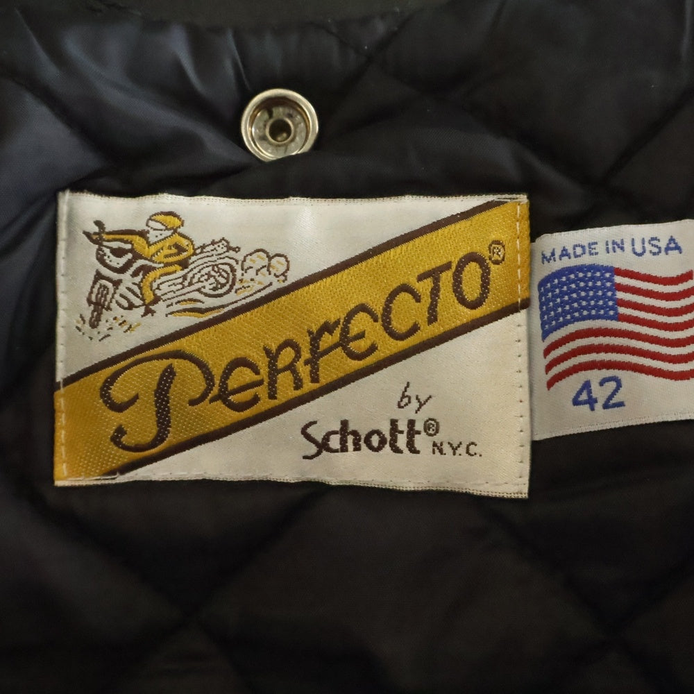 VANSON(バンソン) 618US ステアハイド ダブルライダースジャケット ブラック