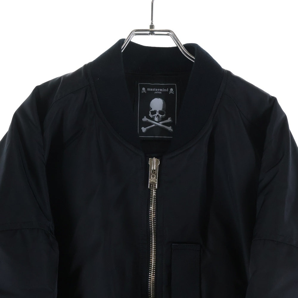 mastermind JAPAN(マスターマインドジャパン) 22AW Episode 9 nonesuch Back Padded Skull MA-1 Bomber Jacket MA-1ボンバージャケット ジップアップナイロン中綿ブルゾン MJ22E09-BL032-504