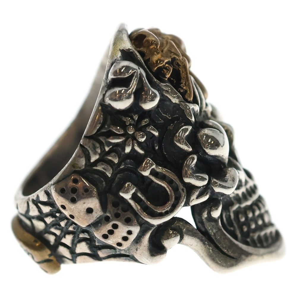 Bill Wall Leather/BWL(ビルウォールレザー) Jeff Decker BLUE EYED DEVILS Collections ジェフデッカー スカル リング シルバー