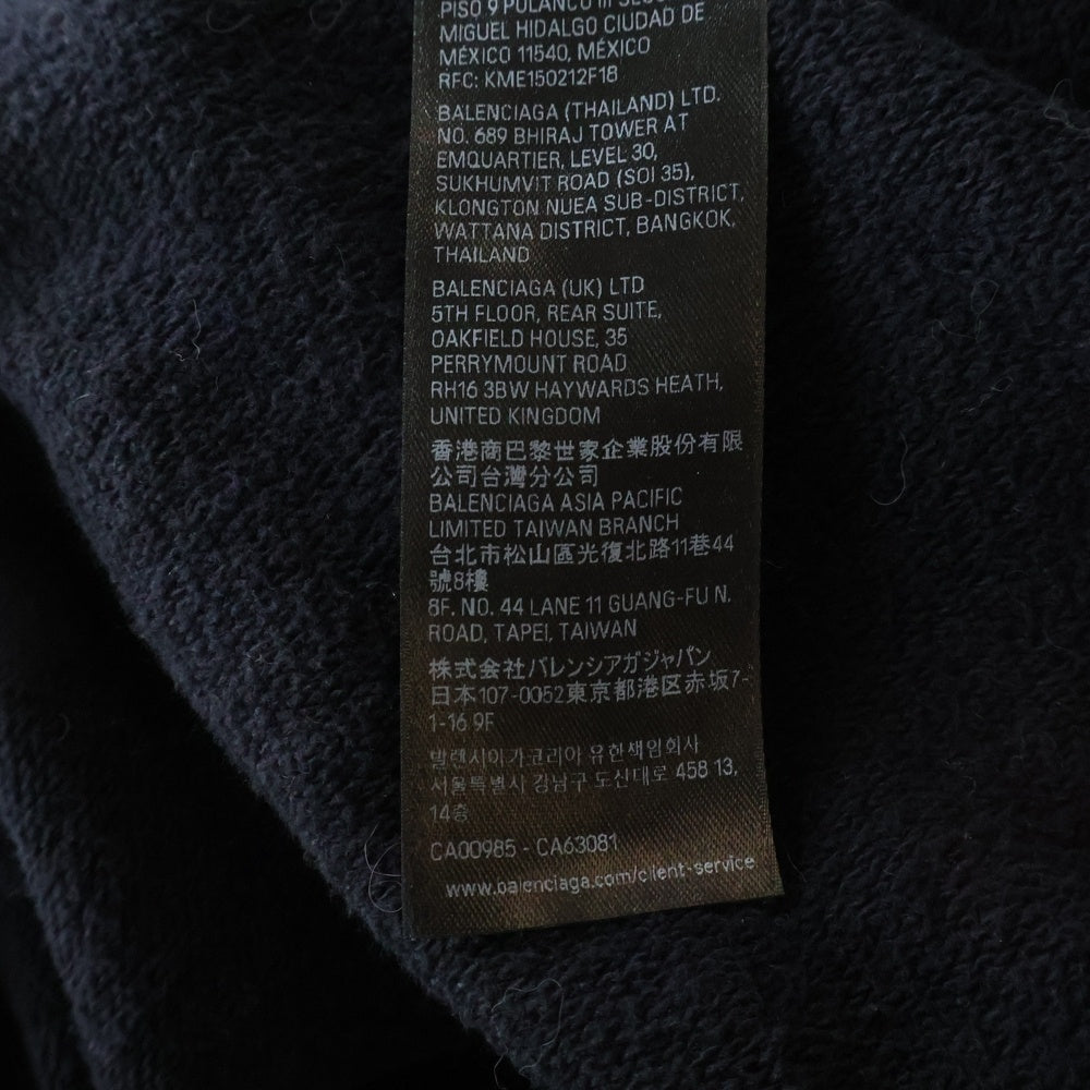 BALENCIAGA(バレンシアガ) 25AW City Of Angels Hoodie Medium Fit シティオブエンジェル ミディアムフィット プルオーバーパーカー ブラック 767877 TSVR3