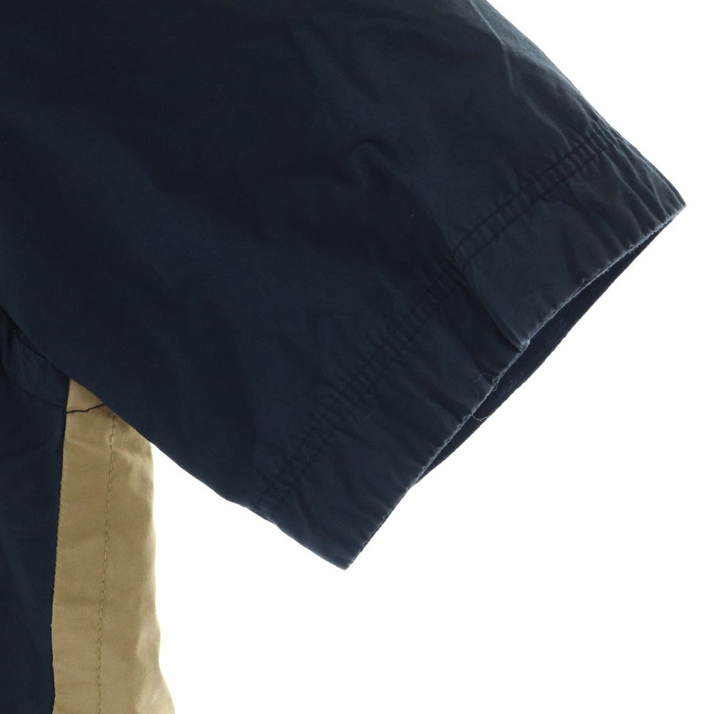 Sacai(サカイ) 21SS Hank Willis Thomas Solid Mix Shirt ツイル 切替 ソリッドミックス 半袖シャツ マルチカラー 21-02448M