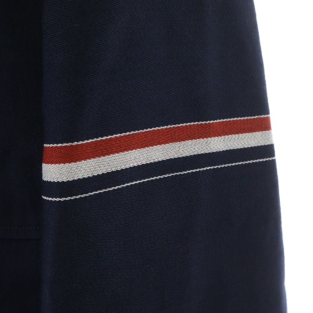 THOM BROWNE(トムブラウン) フロントポケット ロゴストライプ テーラードジャケット ネイビー MJU500A-04348415