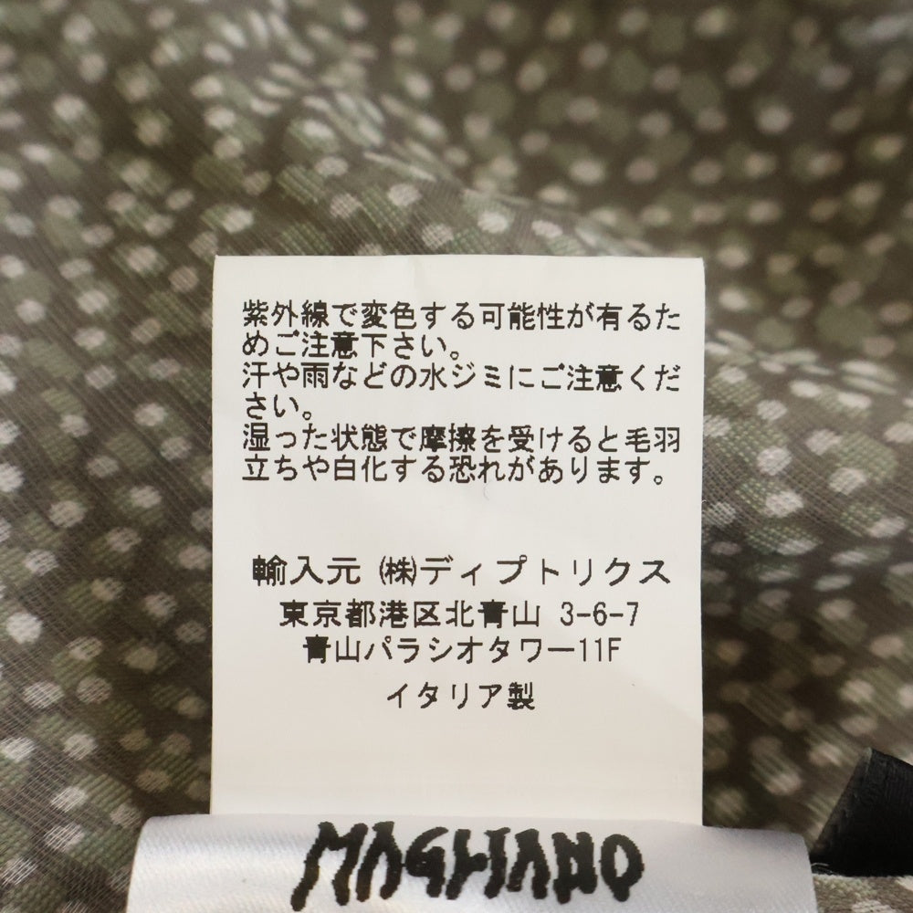 MAGLIANO(マリアーノ) レーヨン シースルー 長袖シャツ グリーン SH02FA02