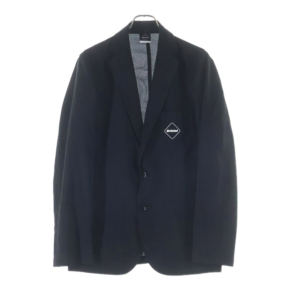 F.C.R.B./F.C.Real Bristol/FCRB(エフシーアールビー/エフシーレアルブリストル) 24SS TEAM BLAZER フロントロゴポケット ブレザー テーラードジャケット ブラック FCRB-240034