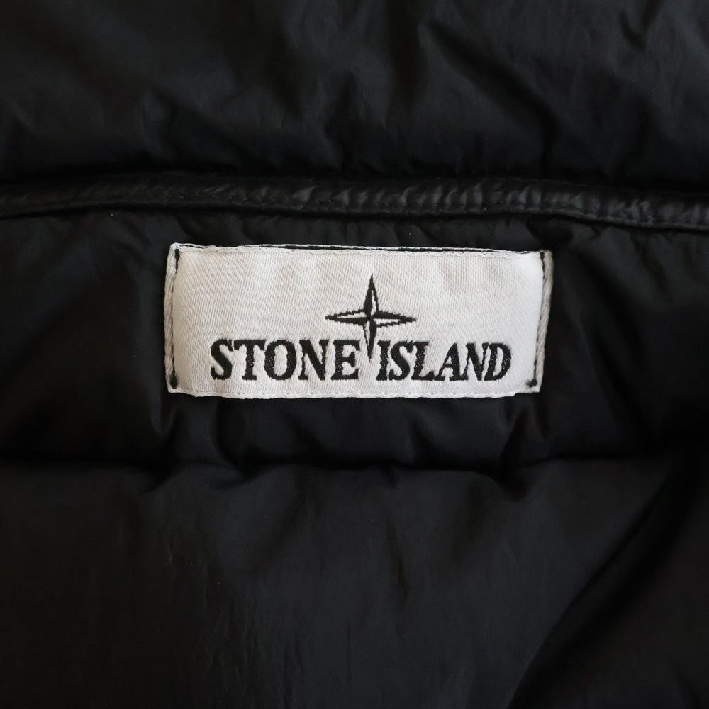 STONE ISLAND(ストーンアイランド) 24AW Loom Woven Chambers R-Nylon Down-TC Garment Dye Vest ルームウーブン チャンバーズ Rナイロン ダウン-TC ガーメントダイベスト ダウンベスト 8115G0724