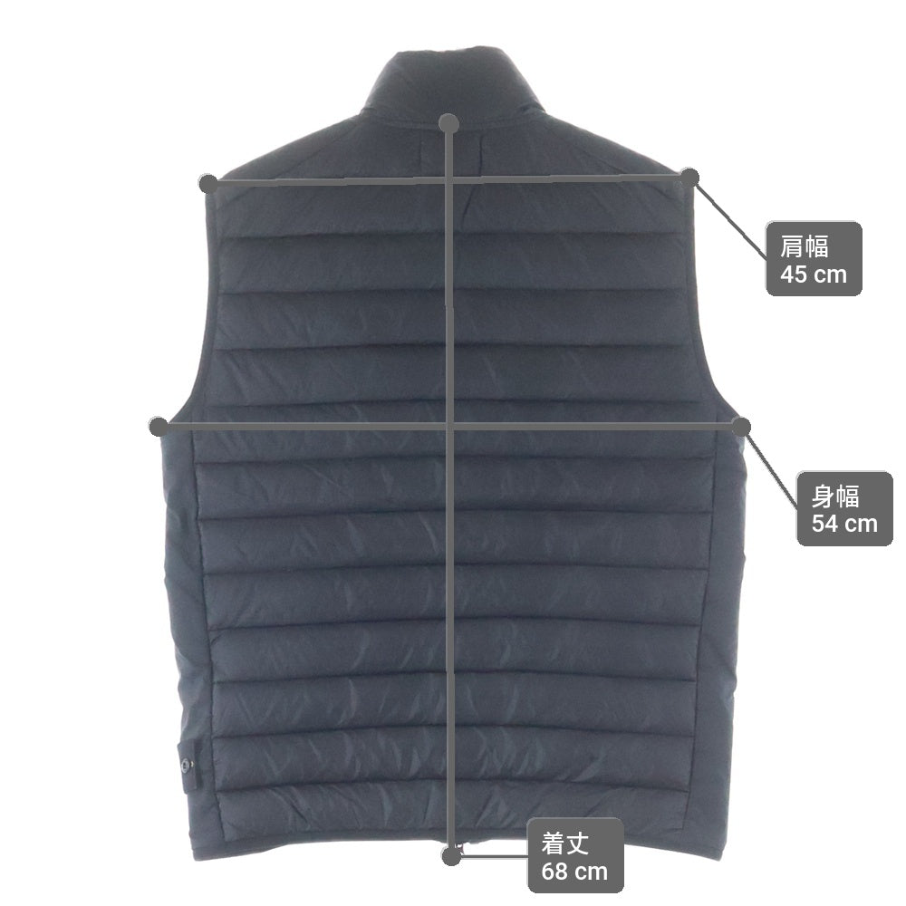 STONE ISLAND(ストーンアイランド) 24AW Loom Woven Chambers R-Nylon Down-TC Garment Dye Vest ルームウーブン チャンバーズ Rナイロン ダウン-TC ガーメントダイベスト ダウンベスト 8115G0724
