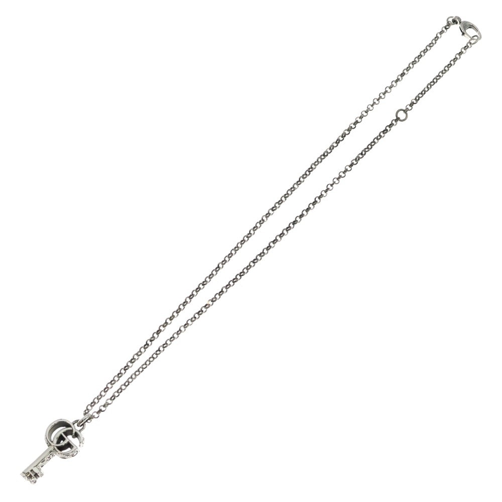 GUCCI(グッチ) Double G Key Pendant Necklace ダブルGキーペンダントネックレス SV925 チェーンネックレス 627757 J8400 0701 レディース