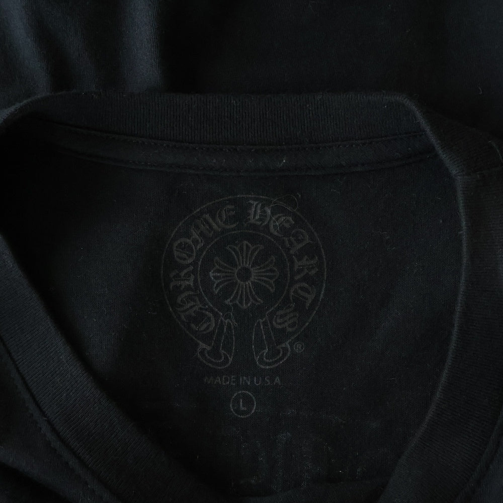 CHROME HEARTS(クロムハーツ) ×MATTY BOY ASPEN Limited Floral Cross Long Sleeve Tee マッティボーイ アスペン限定 フローラルクロス 長袖Tシャツ ブラック