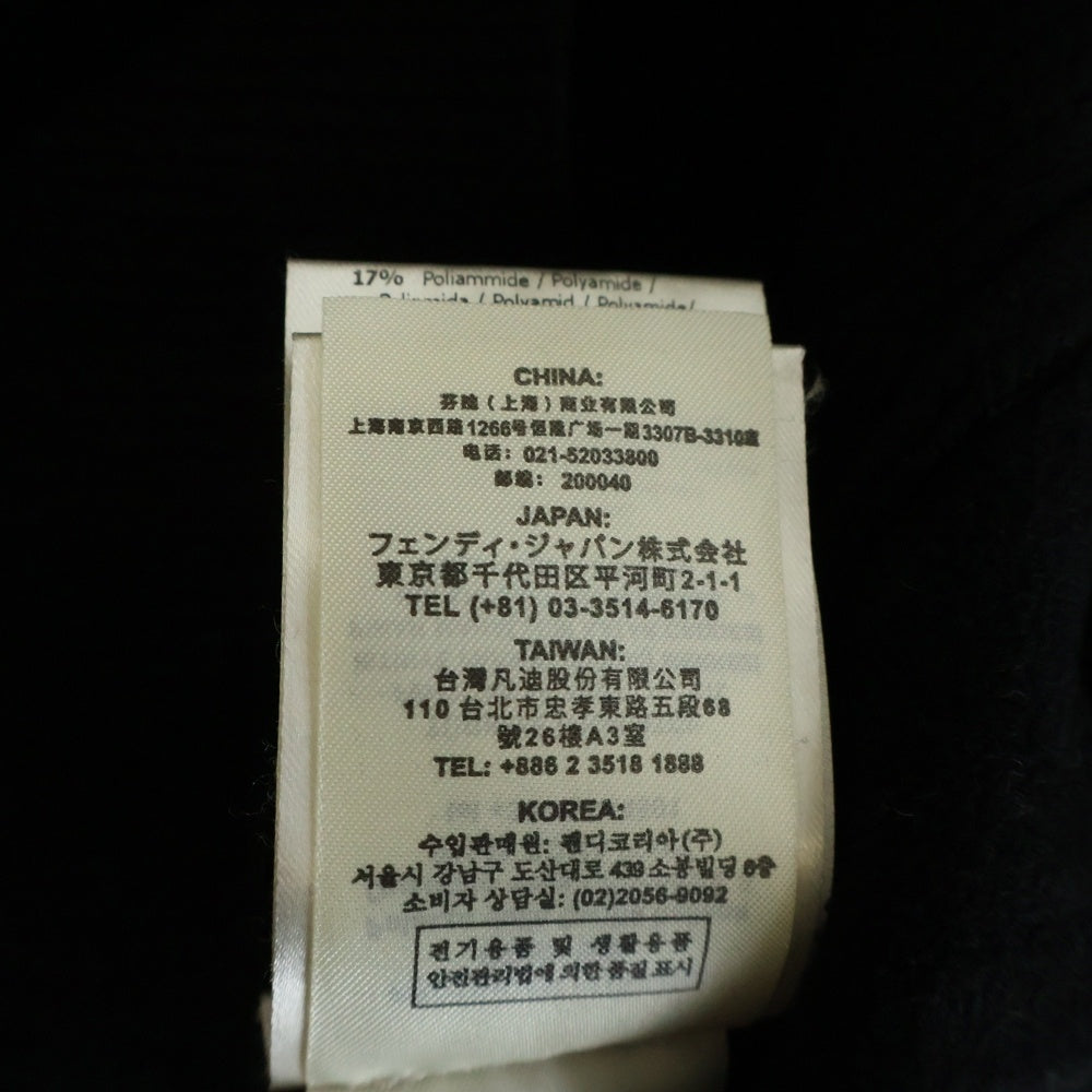 FENDI(フェンディ) ズッカ柄 タートルネック ニット セーター ブラック レディース FZX605