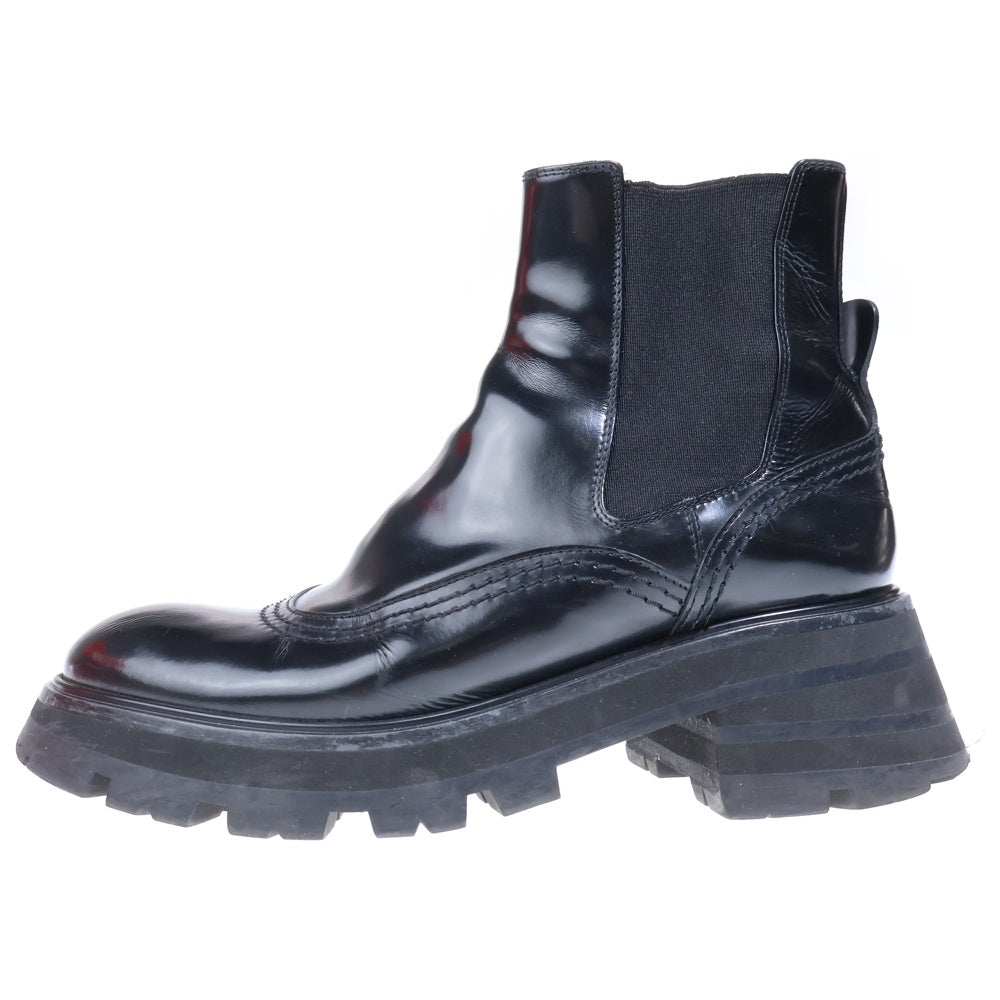 Alexander McQueen(アレキサンダーマックイーン) サイドゴア ワンダーチェルシーブーツ ブラック B666368 レディース