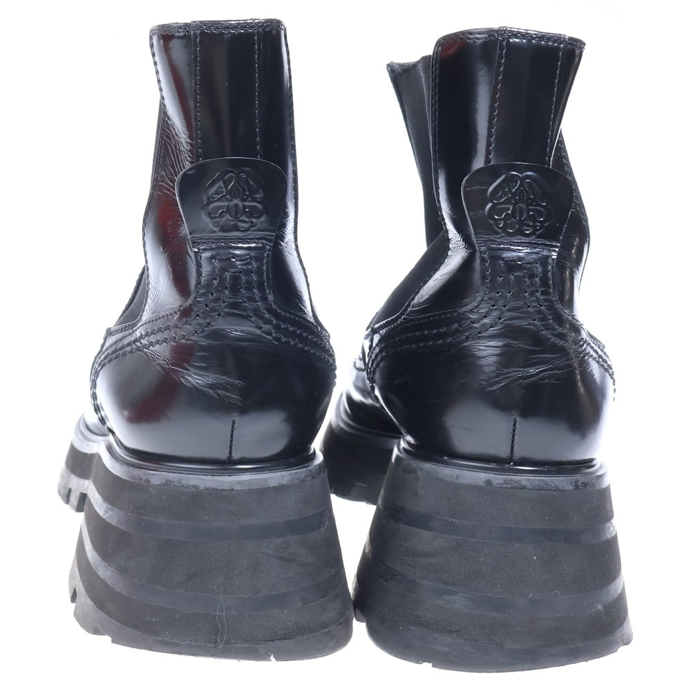 Alexander McQueen(アレキサンダーマックイーン) サイドゴア ワンダーチェルシーブーツ ブラック B666368 レディース