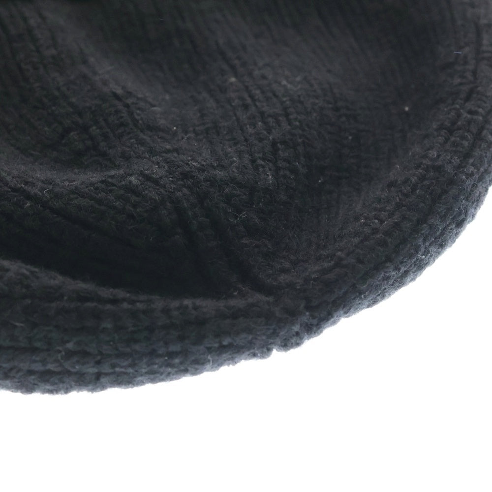 AMIRI(アミリ) MA Quad フロントロゴ刺繍 ニット帽 帽子ブラック