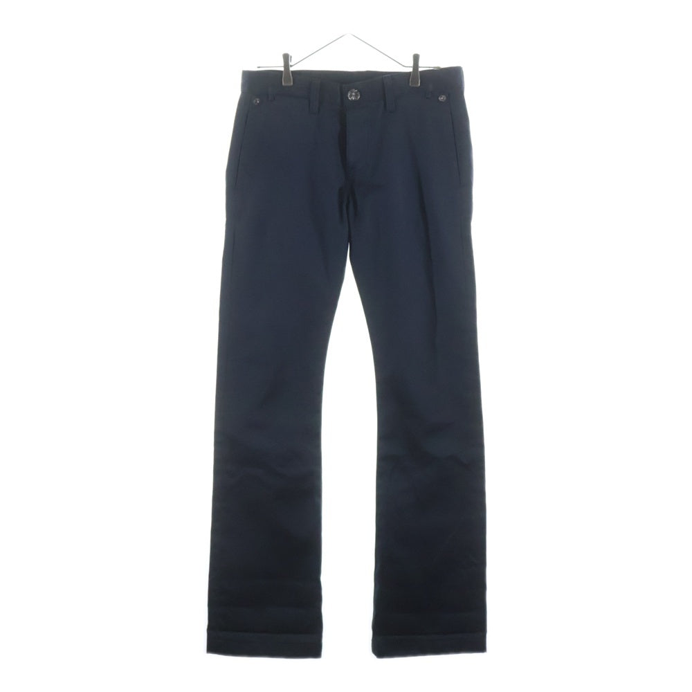 CHROME HEARTS(クロムハーツ) CHINOS クロスボールボタンコットンチノロングパンツ ネイビー