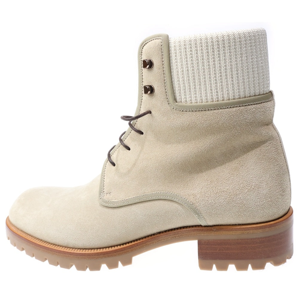 CHRISTIAN LOUBOUTIN(クリスチャンルブタン) TRAPMAN FLAT Atlas Beige トラップマン フラット アトラスベージュ ハイカットブーツ シューズ ベージュ