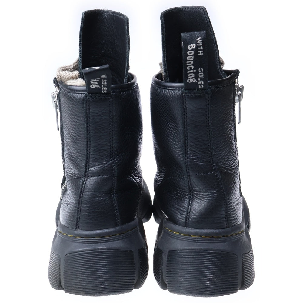 Rick Owens(リックオウエンス) ×Dr.Martens 1460 Quad Sole Megalace Boot ドクターマーチン 1460 クアッド ソール メガ レースハイカットブーツ ブラック 31755001