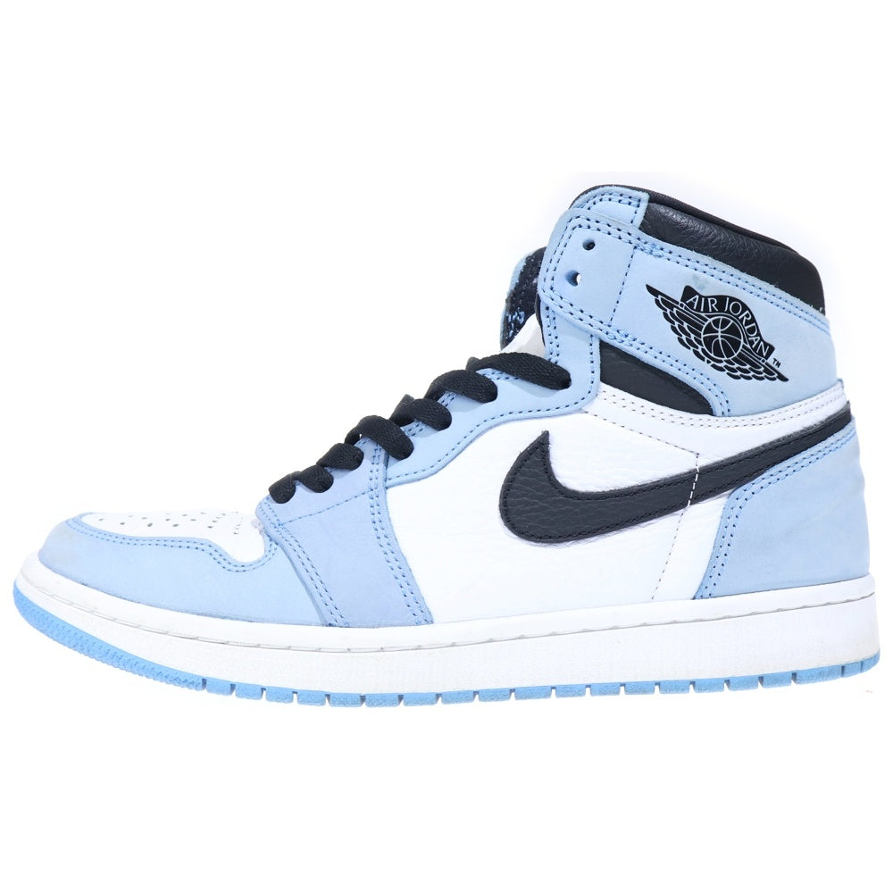 NIKE(ナイキ) AIR JORDAN 1 RETRO HIGH OG UNIVERCITY BLUE 555088-134 エアジョーダン1 ハイ ユニバーシティーブルー ハイカットスニーカー ブルー/ホワイト US9.5/27.5cm