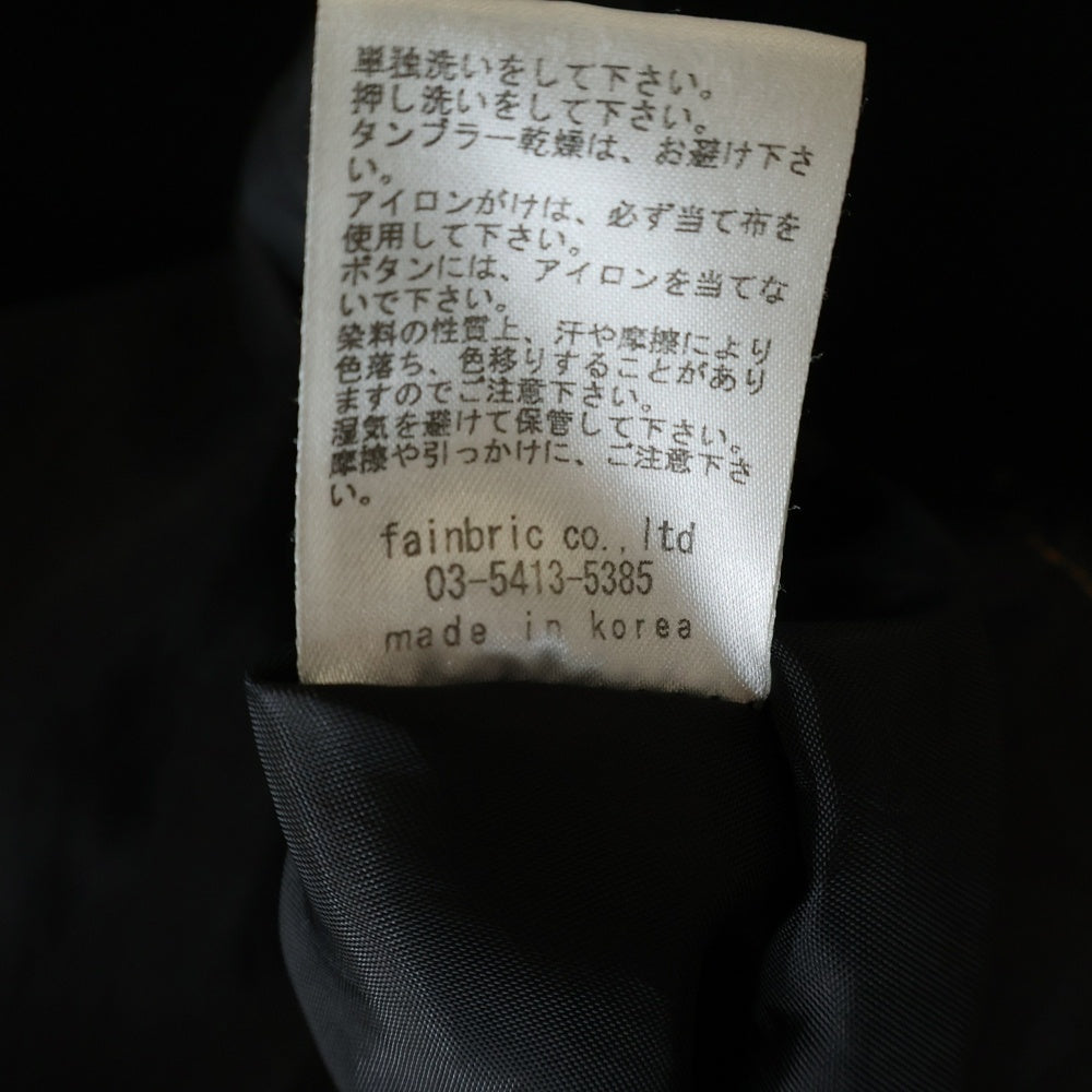 GUERNIKA(ゲルニカ) 19SS Paint Cotton MA-1 Jacket ペイントコットンMA-1ジャケット ジップアップブルゾン 19S-BSL071-RF ブラック