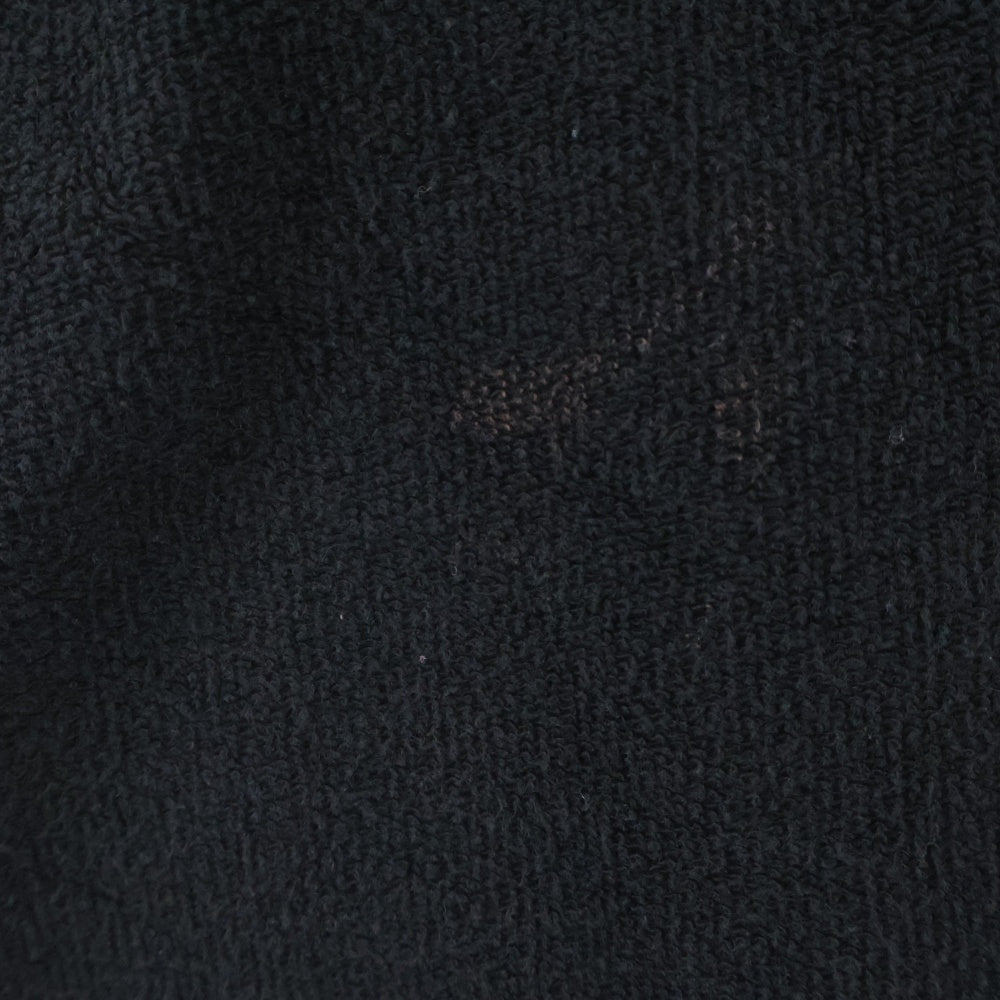 cvtvlist(カタリスト) Inside Out Embroidered S/S Sweatshirts インサイドアウトエンブロイデッドショートスリーブスウェットシャツ ロゴ刺繍半袖スウェット 2401050301 ブラック