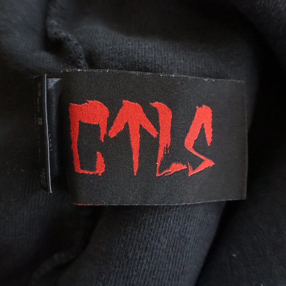 cvtvlist(カタリスト) Inside Out Embroidered S/S Sweatshirts インサイドアウトエンブロイデッドショートスリーブスウェットシャツ ロゴ刺繍半袖スウェット 2401050301 ブラック