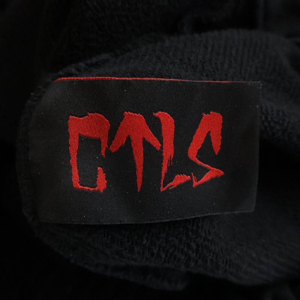 cvtvlist(カタリスト) Vertical Logo Sweatpants バーティカルロゴスウェットパンツ ロゴ刺繍サルエルパンツ 2401010401 ブラック