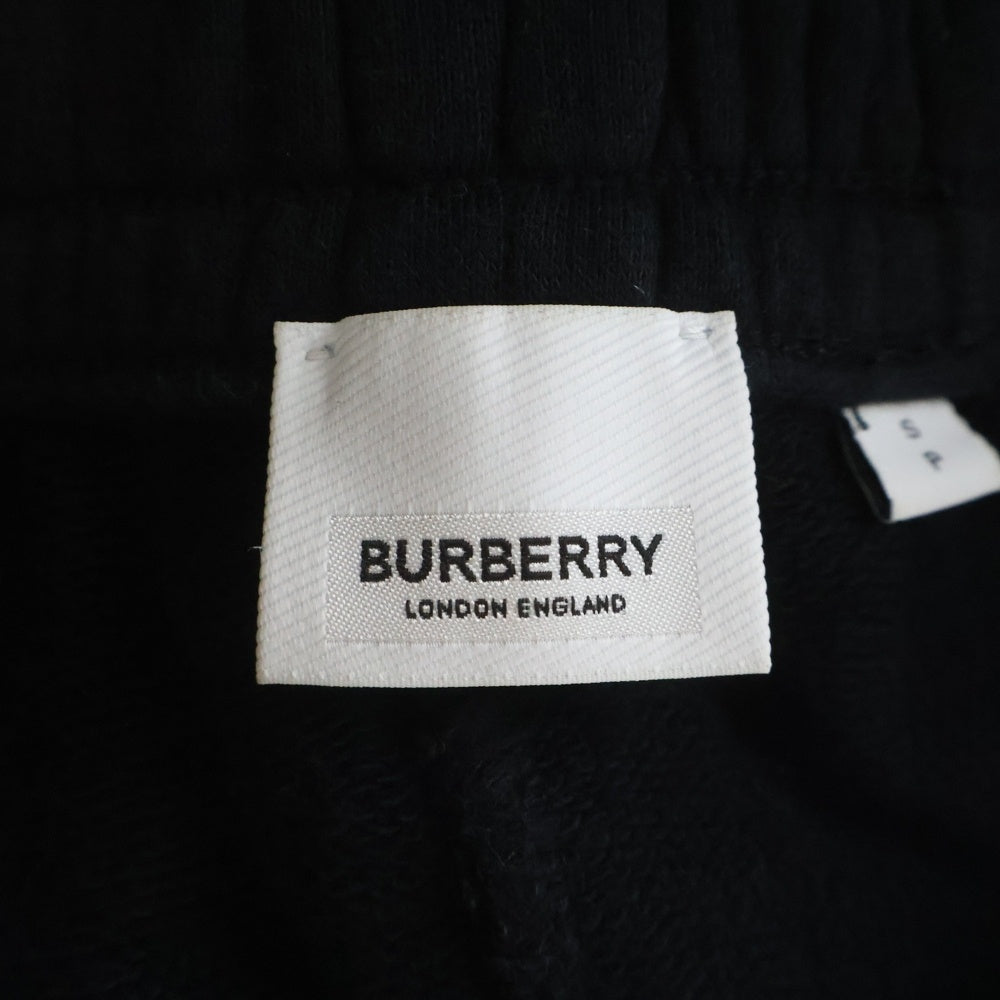 BURBERRY LONDON(バーバリーロンドン) 20AW ヴィンテージチェック ノバチェック ロゴパネル スウェット トラックパンツ 8024541 ブラック