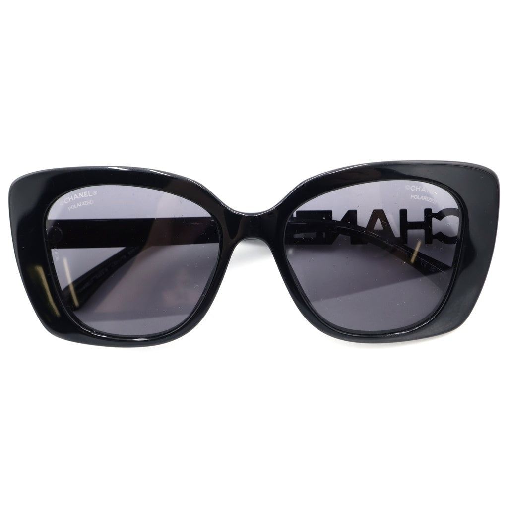 CHANEL(シャネル) スクエア フレーム サングラス メガネ 眼鏡 ブラック 5422-B レディース