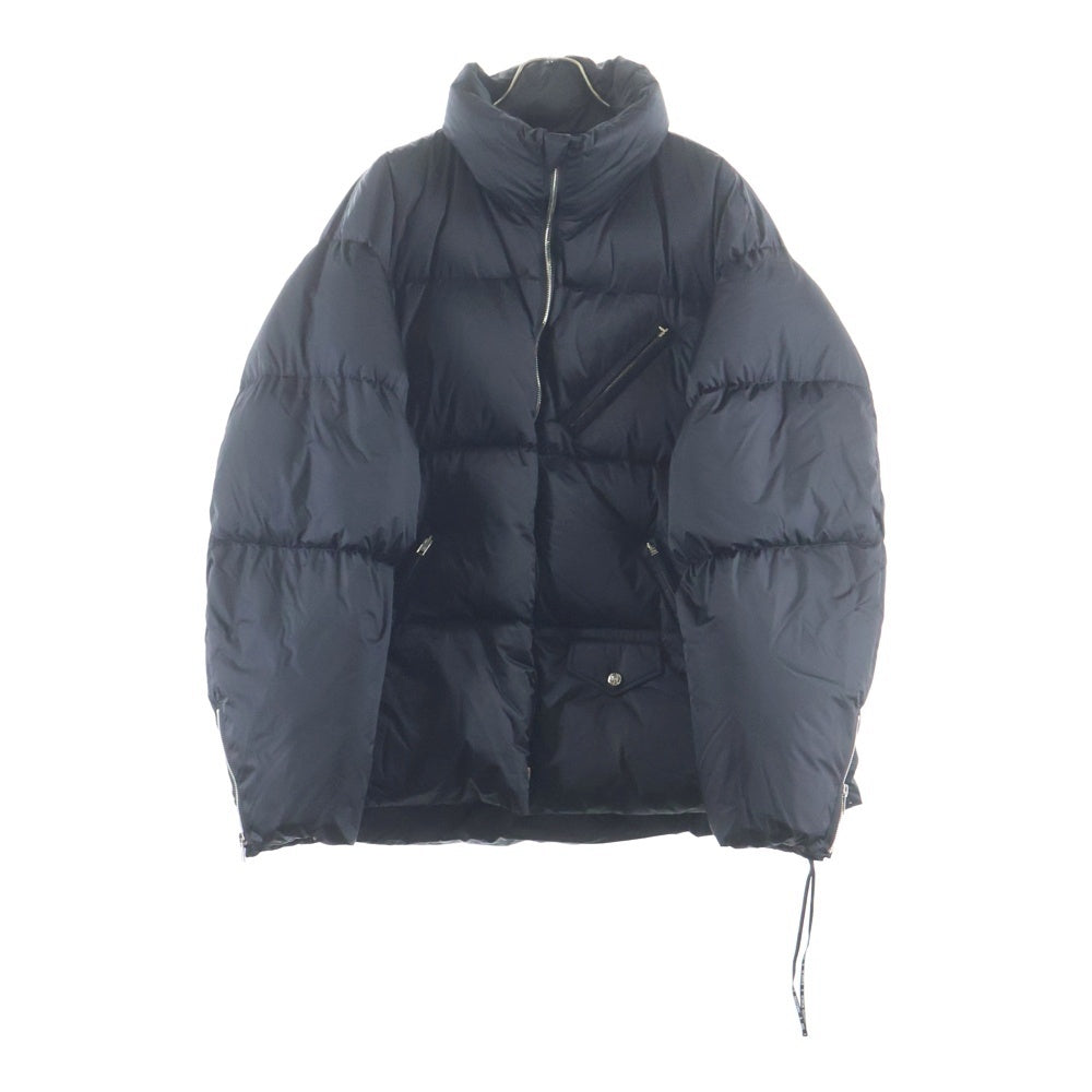 mastermind JAPAN(マスターマインドジャパン) Nylon Down Jacket ナイロンダウンジャケット スカルロゴジップアップナイロンダウンジャケット MW22S09-BL014 ブラック