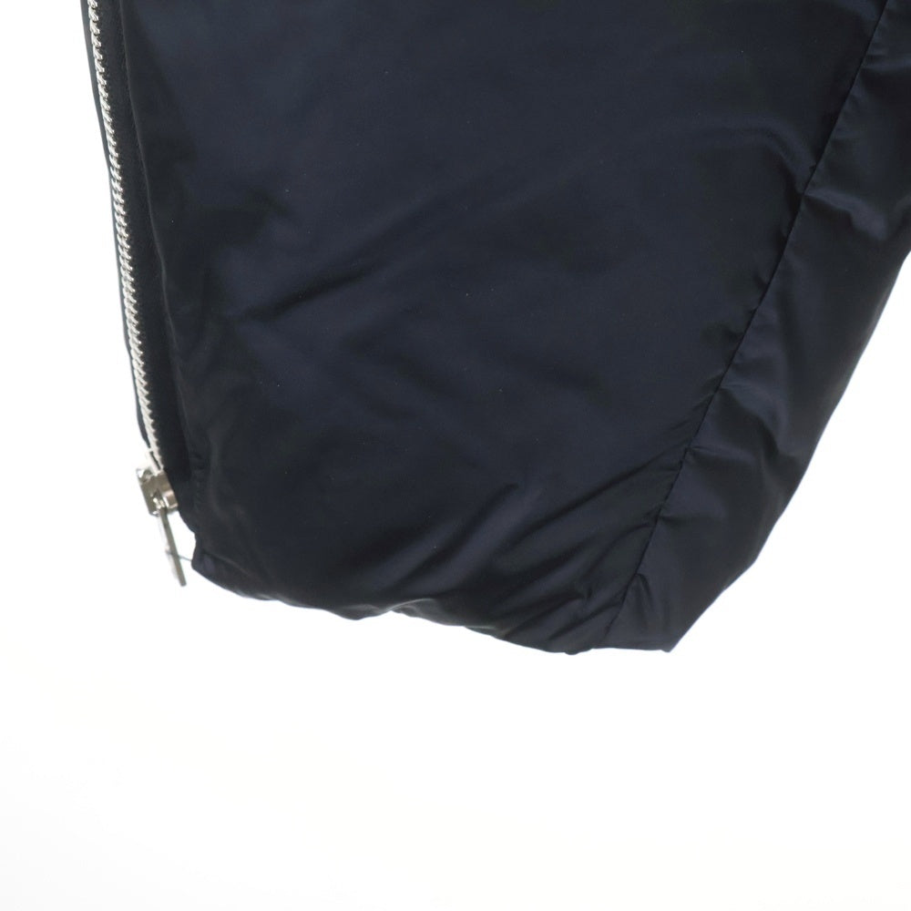 mastermind JAPAN(マスターマインドジャパン) Nylon Down Jacket ナイロンダウンジャケット スカルロゴジップアップナイロンダウンジャケット MW22S09-BL014 ブラック