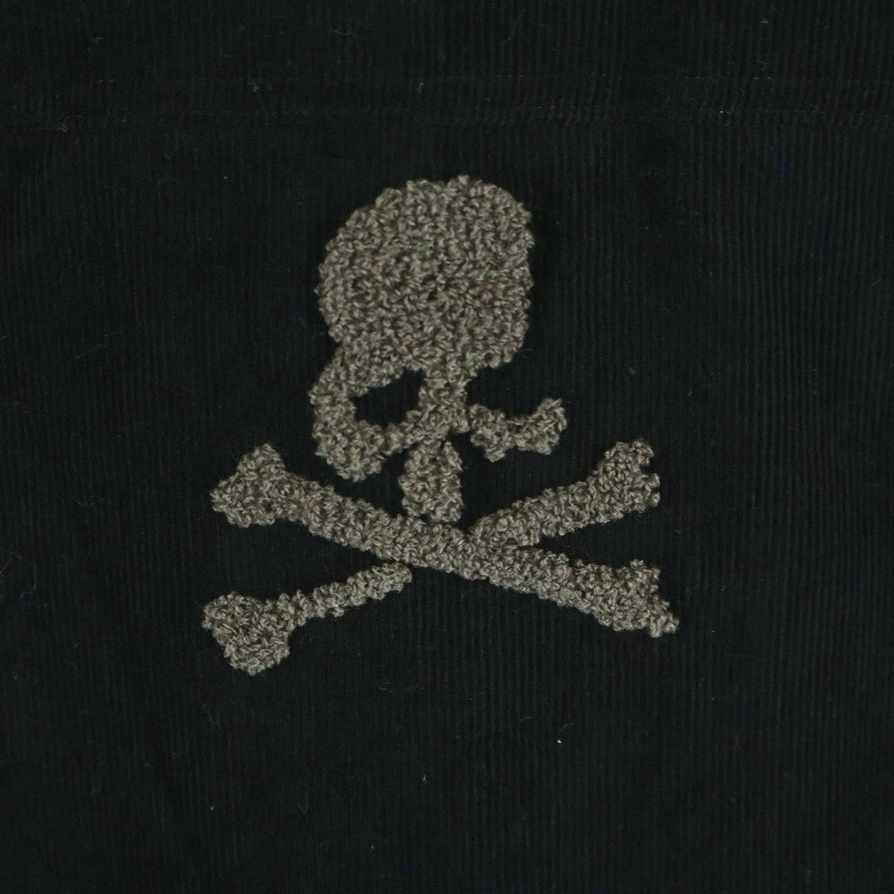 mastermind JAPAN(マスターマインドジャパン) MJ Corduroy Shirt エムジェーコーデュロイシャツ ボタンダウンコーデュロイ長袖シャツ MJ23E11-SH017 ブラック