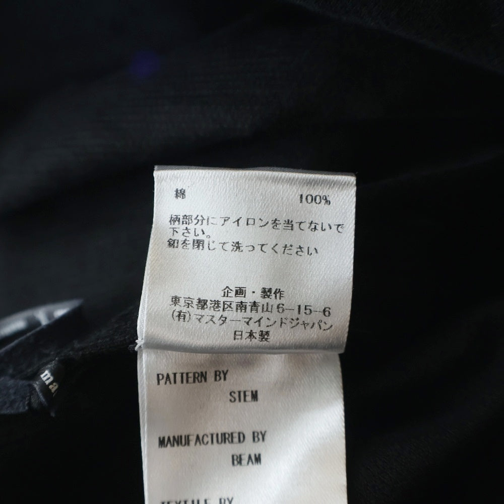 mastermind JAPAN(マスターマインドジャパン) MJ Corduroy Shirt エムジェーコーデュロイシャツ ボタンダウンコーデュロイ長袖シャツ MJ23E11-SH017 ブラック