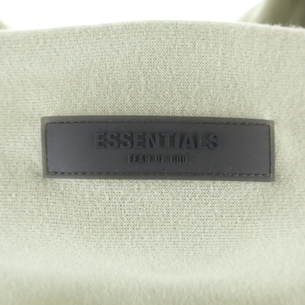 FEAR OF GOD ESSENTIALS(フィアオブゴッド エッセンシャルズ) Felt Logo Hooded Sweatshirts フェルトロゴフーデットスウェットシャツ プルオーバースウェットパーカー ライトグリーン