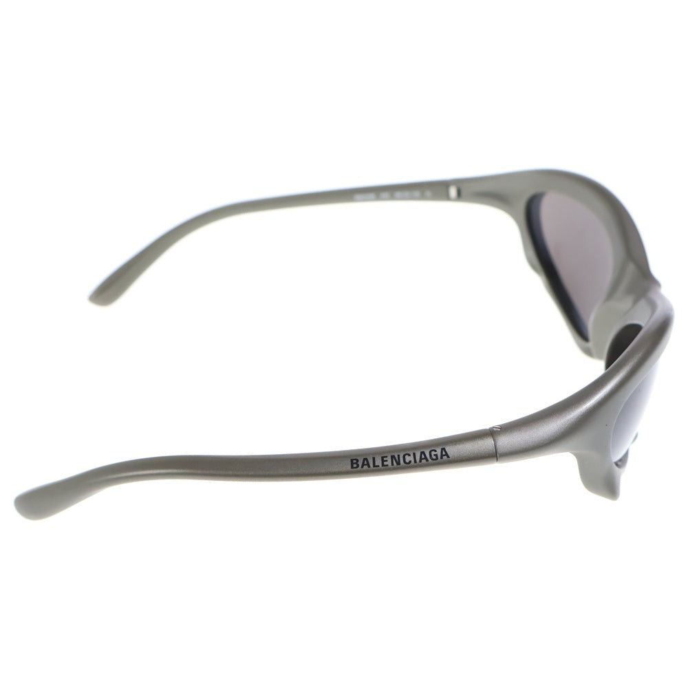 BALENCIAGA(バレンシアガ) BAT RECTANGLE バットレクタングルスポーティフレームサングラス グレー BB0229S