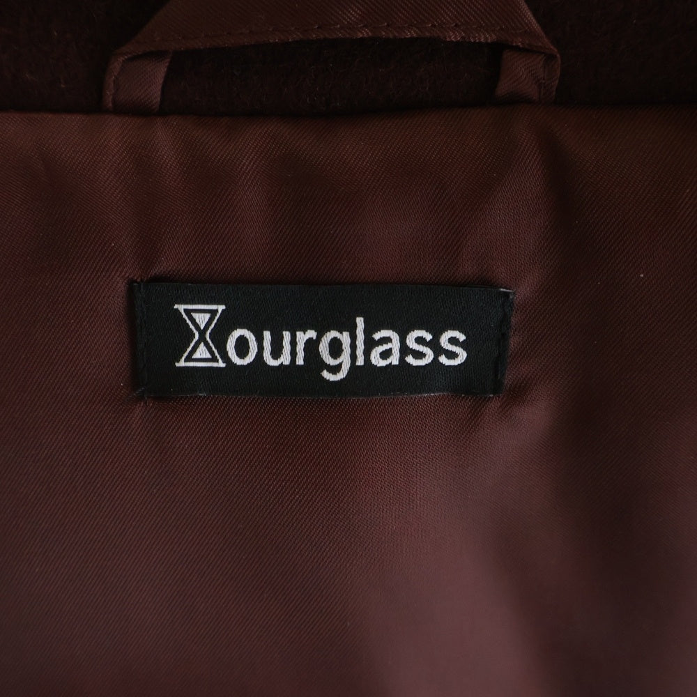 NO BRAND(ノーブランド) OURGLASS アワーグラス power shoulder jacket パワーショルダージャケット アウター バーガンディ レッド