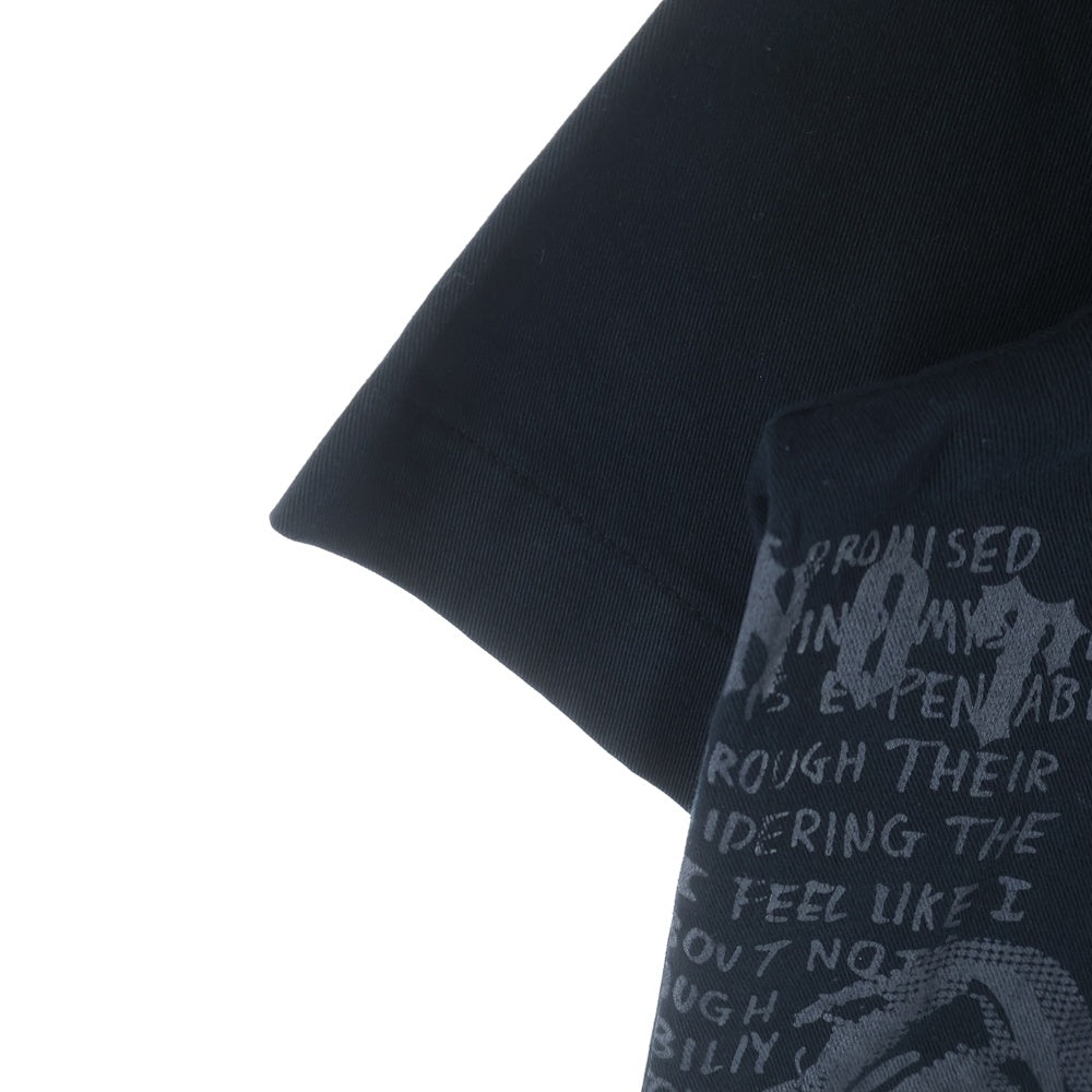 Warren Lotas(ウォーレンロータス) Reaper Tomorrow Is Not Promise S/S Shirts リーパー トゥモローイズノットプロミス ショートスリーブシャツ グラフィックプリントボタンダウン半袖シャツ