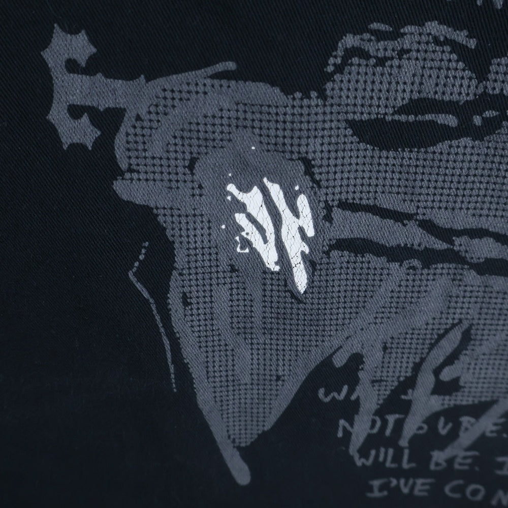 Warren Lotas(ウォーレンロータス) Reaper Tomorrow Is Not Promise S/S Shirts リーパー トゥモローイズノットプロミス ショートスリーブシャツ グラフィックプリントボタンダウン半袖シャツ