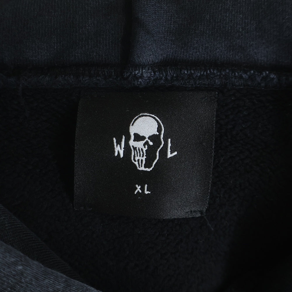 Warren Lotas(ウォーレンロータス) Reaper Rosary Hoodie リーパーロザリーフーディー ロザリオ刺繍プルオーバースウェットパーカー ブラック