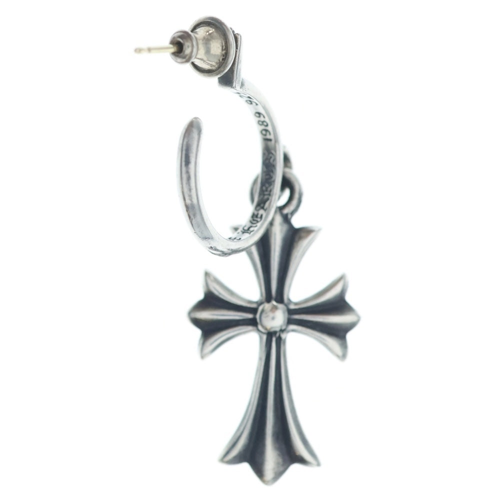 CHROME HEARTS(クロムハーツ) TINY CH CROSS タイニーCHクロス フープピアス シルバー BCA115