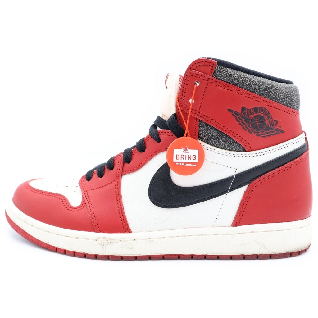 NIKE(ナイキ) AIR JORDAN 1 LOST & FOUND CHICAGO エアジョーダン1 ロスト ファウンド シカゴ ハイカットスニーカー ホワイト/レッド/ブラック US10/28cm DZ5485-612