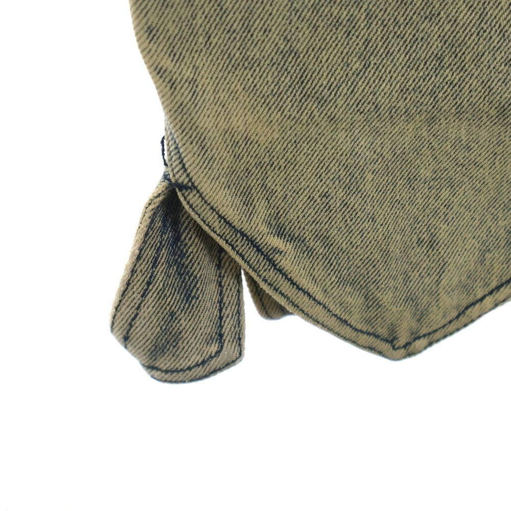 Y/PROJECT(ワイプロジェクト) Tudor Straight Jeans チューダーストレートジーンズ デザインヘムジップフライデニムパンツ インディゴ