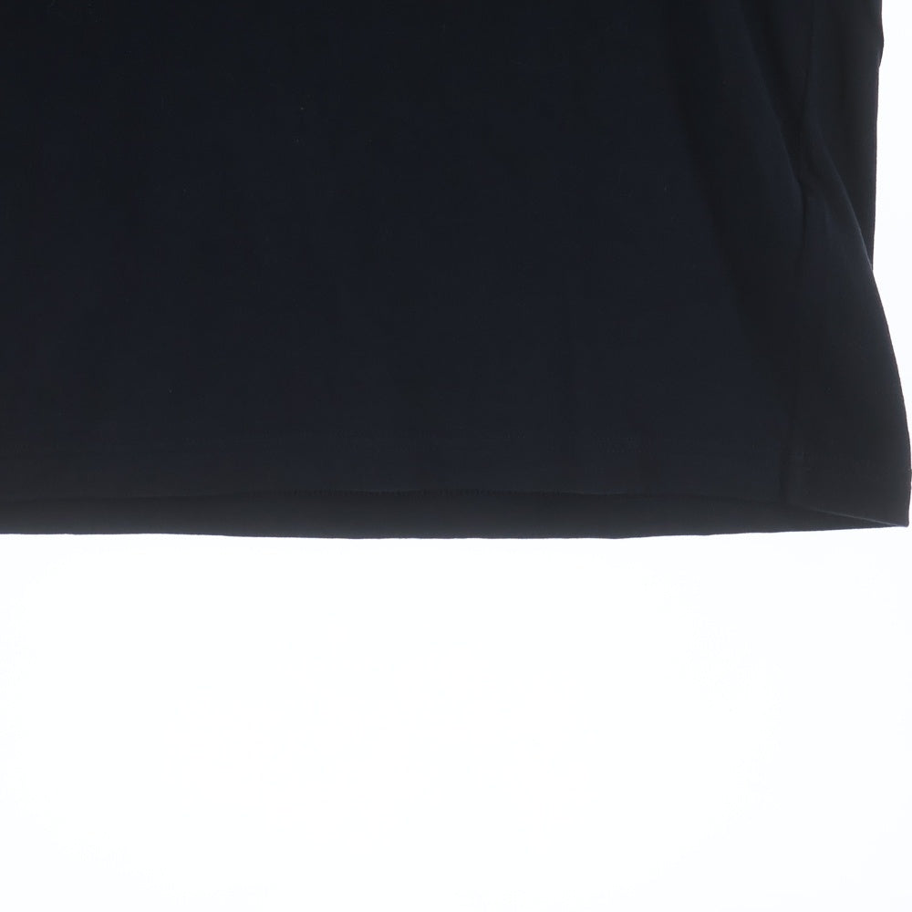 VALENTINO(ヴァレンティノ) ロゴワッペン クルーネック 半袖Tシャツ カットソー ブラック/ブルー 0000046299