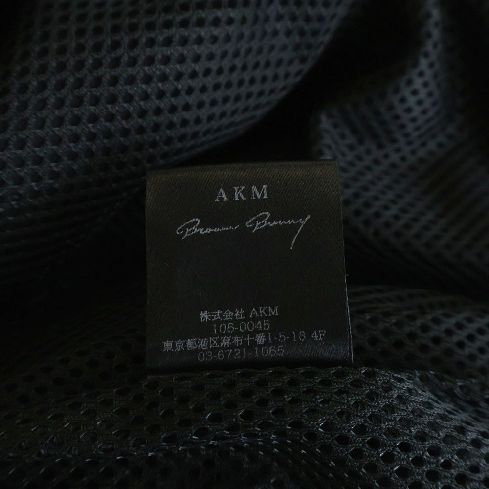 AKM(エーケーエム) ×Brown Bunny LUX-SPO ハイネック トラックジャケット ブラック BSL020