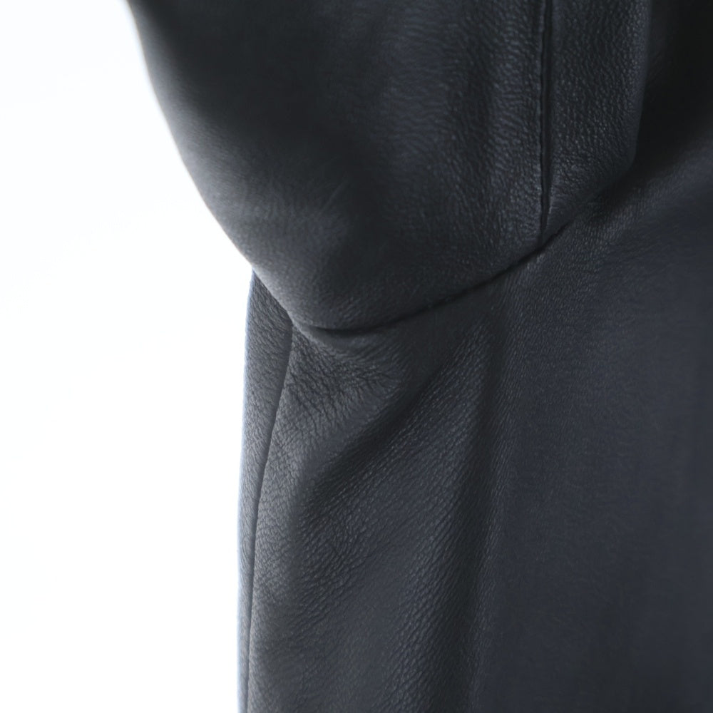 GIVENCHY(ジバンシィ) 15AW Leather Embroided Star Baseball Jacket ラウンドスター ラムレザー レザージャケット ブルゾン 15F 0315 443 ブラック