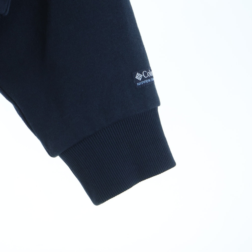 KITH(キス) ×Columbia コロンビア 刺繍デザイン ジップアップ ジャケット ネイビー 26-011-060-0002-1-0
