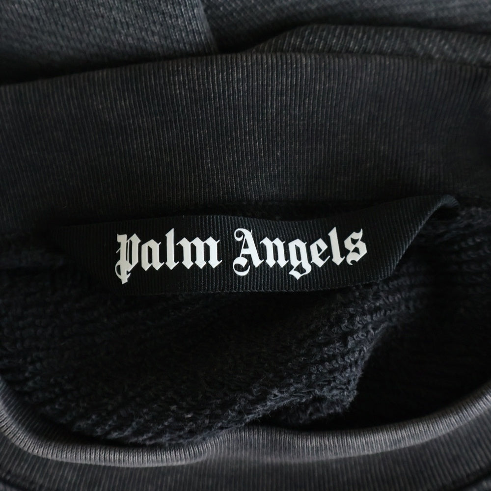Palm Angels(パームエンジェルス) x Factory Records Faded Music Graphic Sweatshirt ファクトリーレコード プリントデザイン スウェット グレー PMBA026G21FLE002