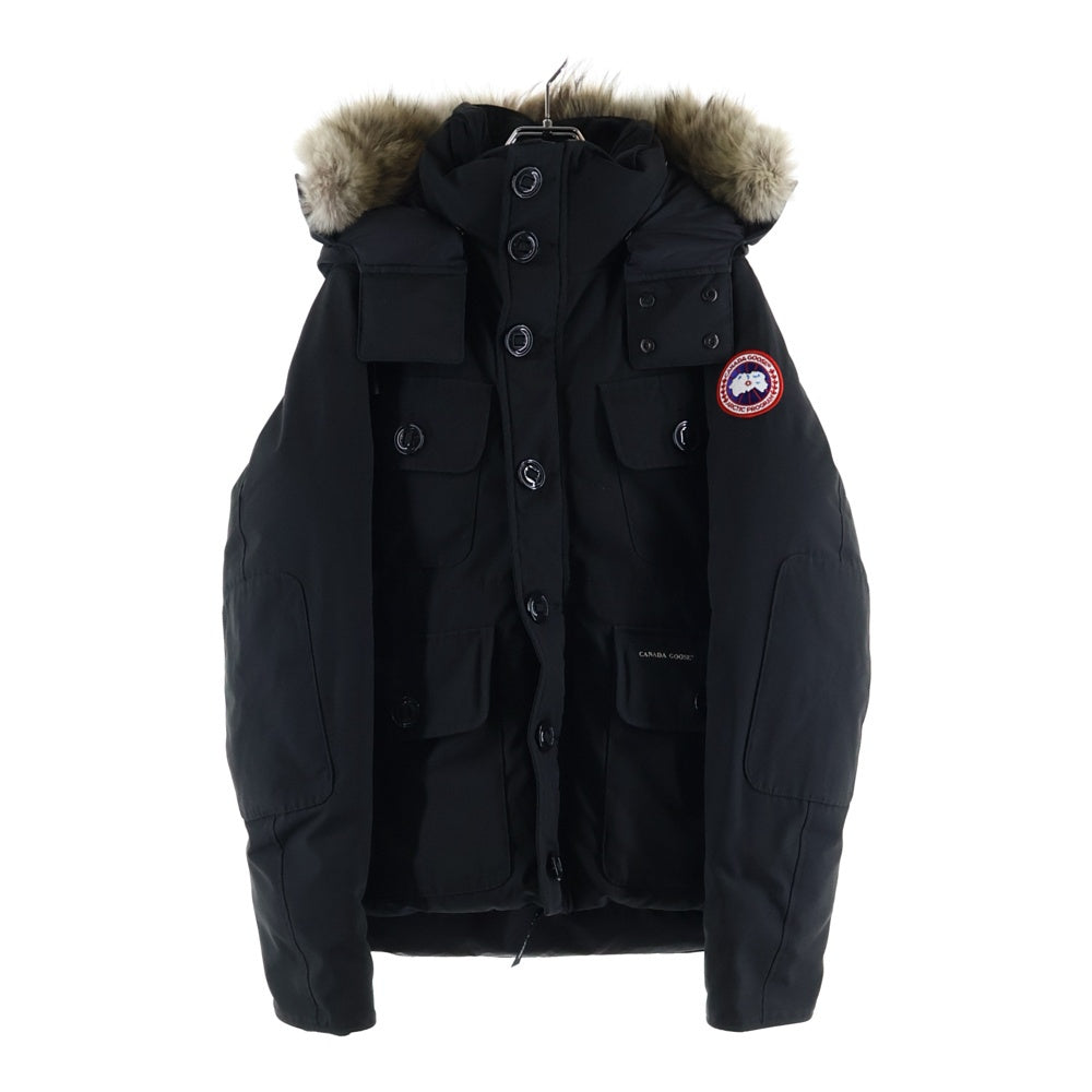 CANADA GOOSE(カナダグース) RUSSELL PARKA ラッセル ファーフーデッドダウンジャケット パーカー ブラック 2301JM