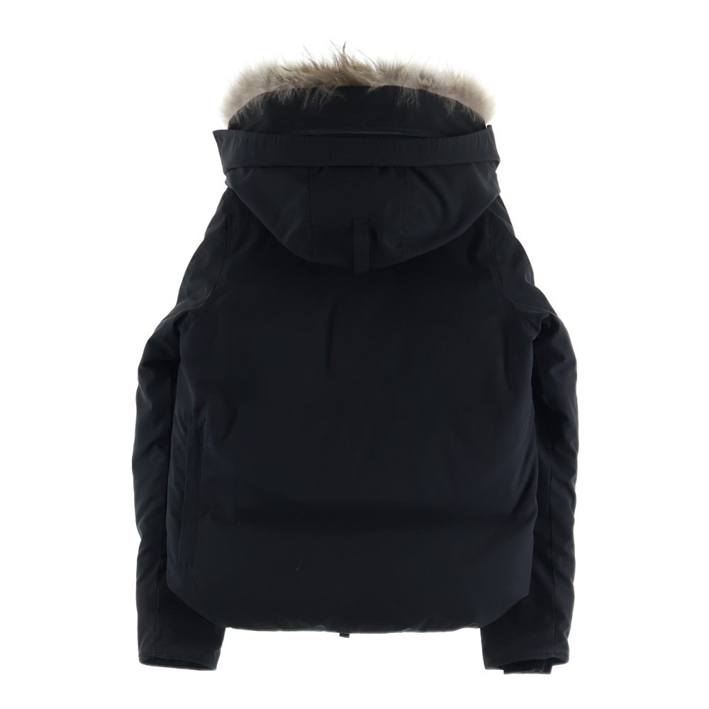 CANADA GOOSE(カナダグース) RUSSELL PARKA ラッセル ファーフーデッドダウンジャケット パーカー ブラック 2301JM