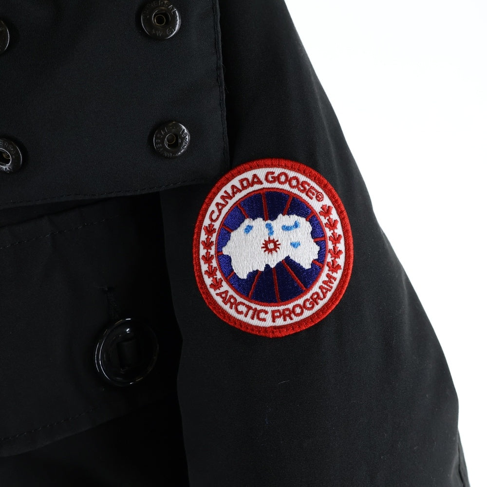 CANADA GOOSE(カナダグース) RUSSELL PARKA ラッセル ファーフーデッドダウンジャケット パーカー ブラック 2301JM