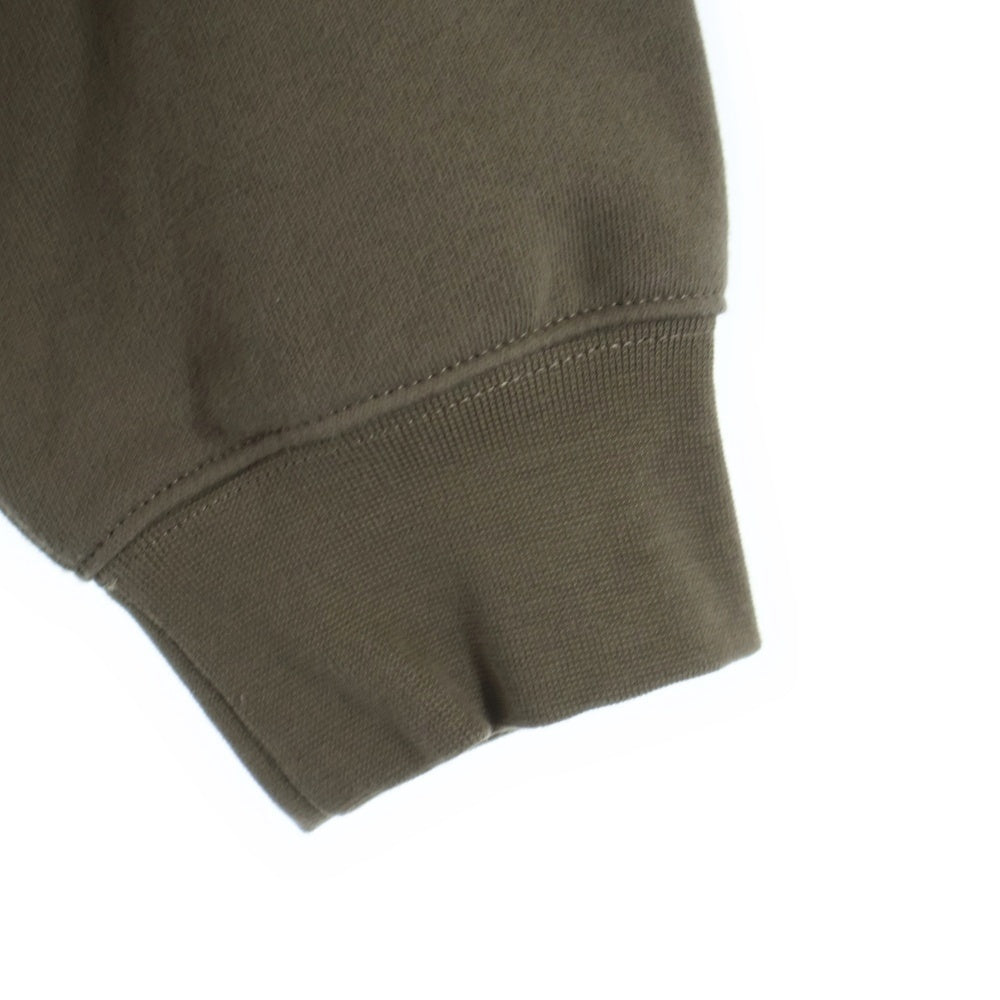 FEAR OF GOD ESSENTIALS(フィアオブゴッド エッセンシャルズ) Rubber Logo Mock Neck Sweatshirts ラバーロゴモックネックスウェットシャツ スウェットトレーナー ブラウン